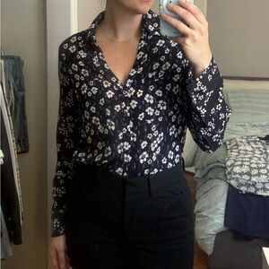 Express Portofino Floral Women's Blouse